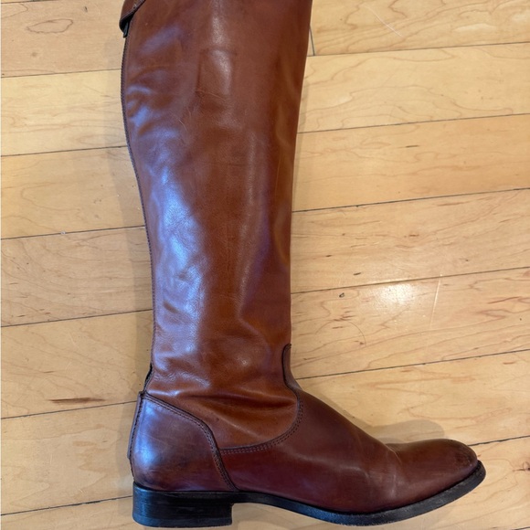 Frye Chestnut Leather Riding Boots - Picture 2 of 11